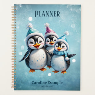 Trois adorables pingouins