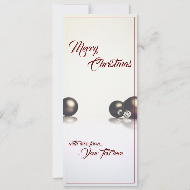 Trois boules de noël devant un arrière - plan lége (Devant)