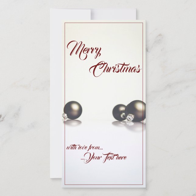 Trois boules de noël devant un arrière - plan lége (Devant)