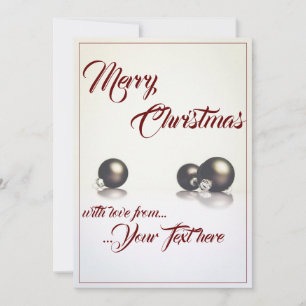 Trois boules de Noël devant un fond clair