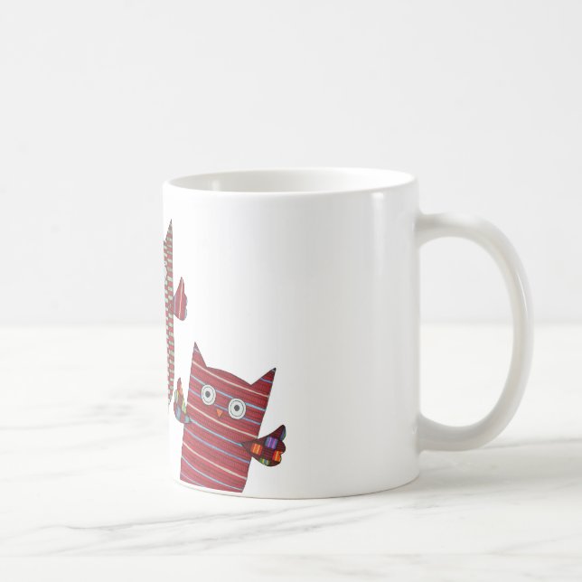 Trois Boules Rouges Café Mug (Droite)