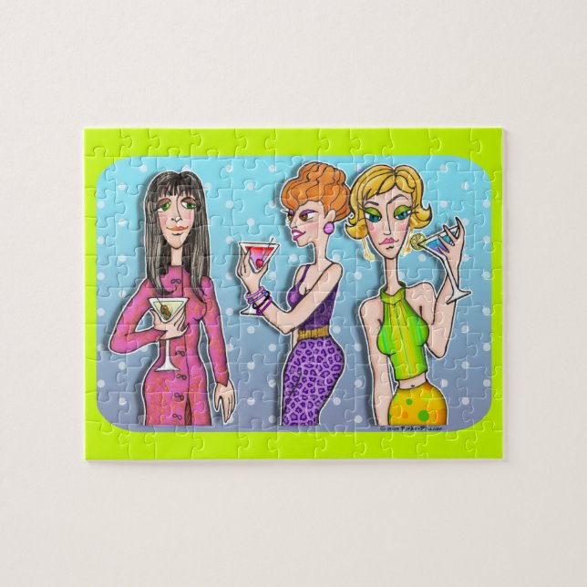 TROIS CADEAUX MARTINI DIVAS PUZZLE ou PUZZLE (Horizontal)
