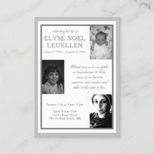 trois cartes commémoratives