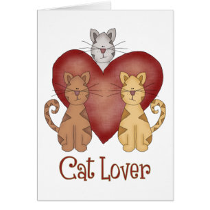 Trois chats cadeaux Amoureux de les chats et Tee -