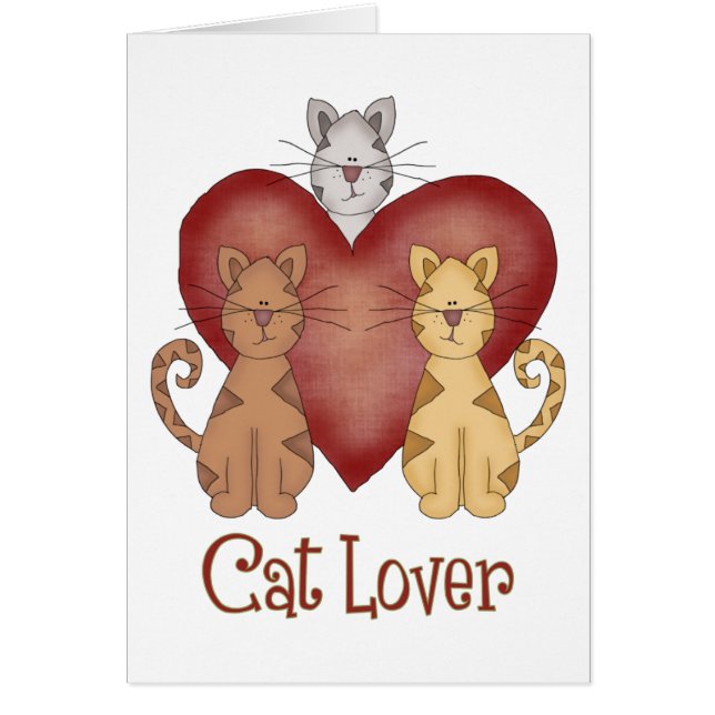 Trois chats cadeaux Amoureux de les chats et Tee - (Devant)