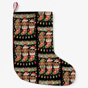 Trois chaussettes de Noël drôles de lutes de lutin