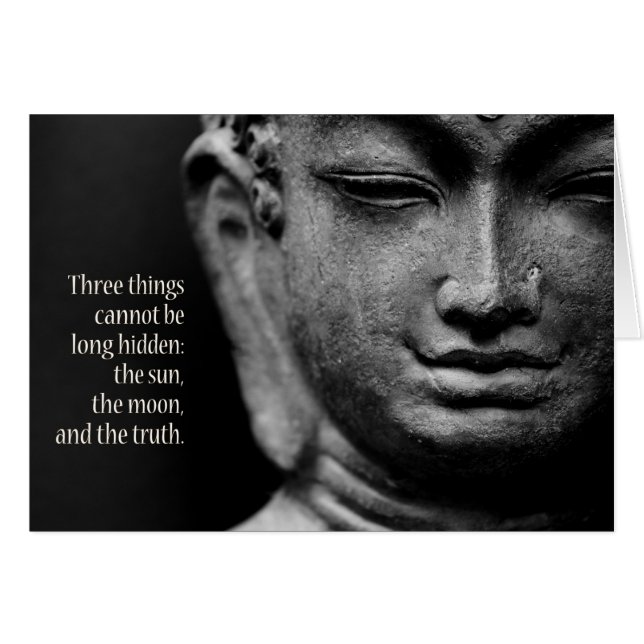 Trois choses ne peuvent pas être longtemps cachées (Devant horizontal)