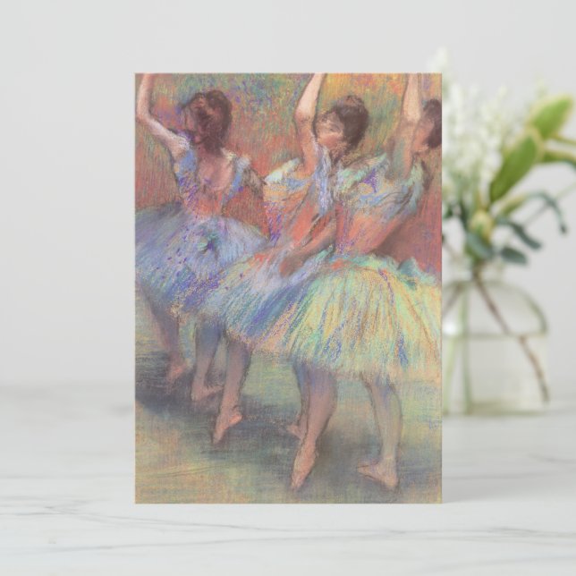 Trois Danseuses d'Edgar Degas, Art de ballet vinta (Debout devant)