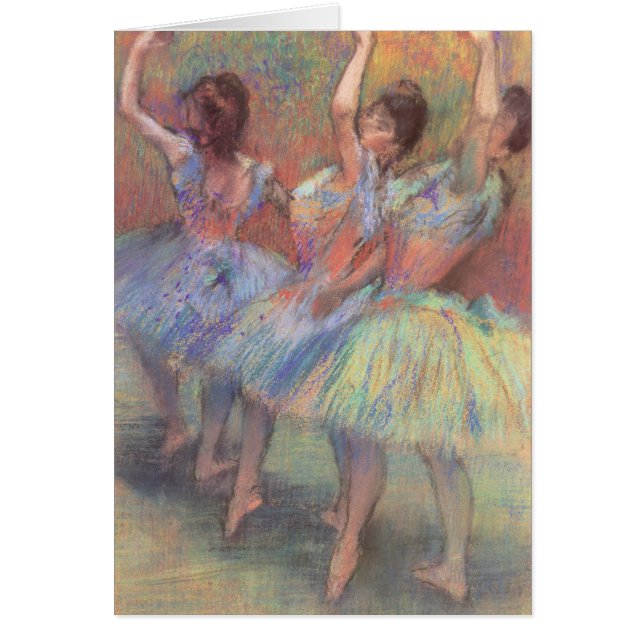 Trois Danseuses d'Edgar Degas, Art de ballet vinta (Devant)