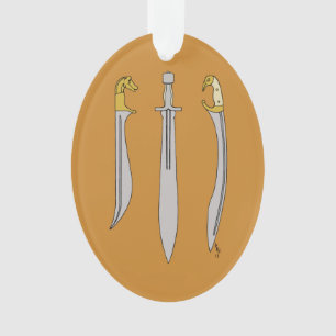 Trois épées grecques antiques