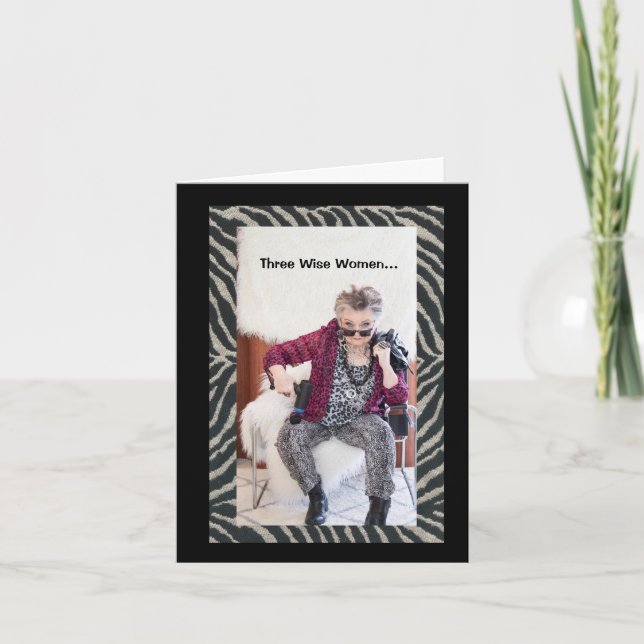 Trois Femmes sages auraient... Carte (Devant)