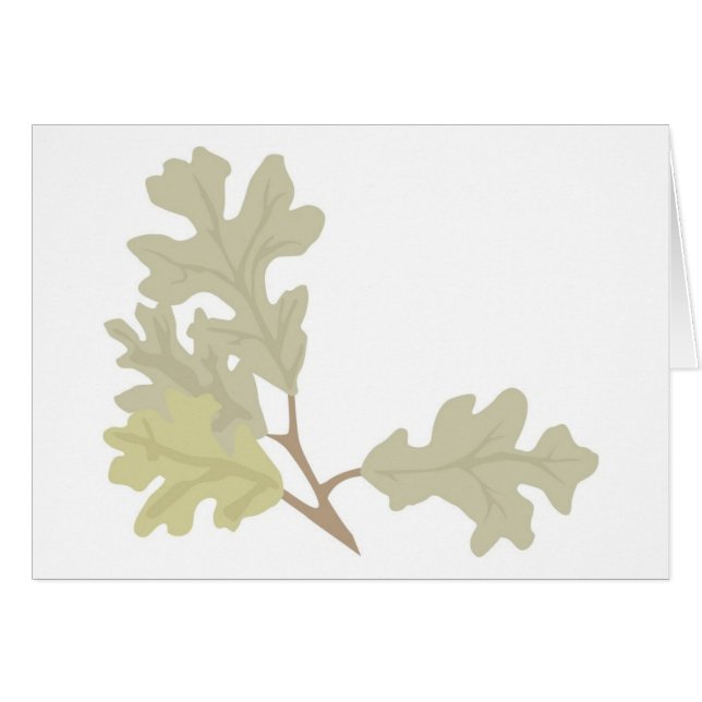 Trois Feuilles de chêne (Devant horizontal)