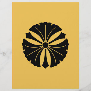 Trois feuilles de ginkgo avec des épées