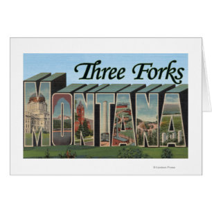 Trois fourchettes, Montana