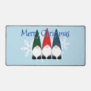Trois Gnomes aux Chapeaux Noël