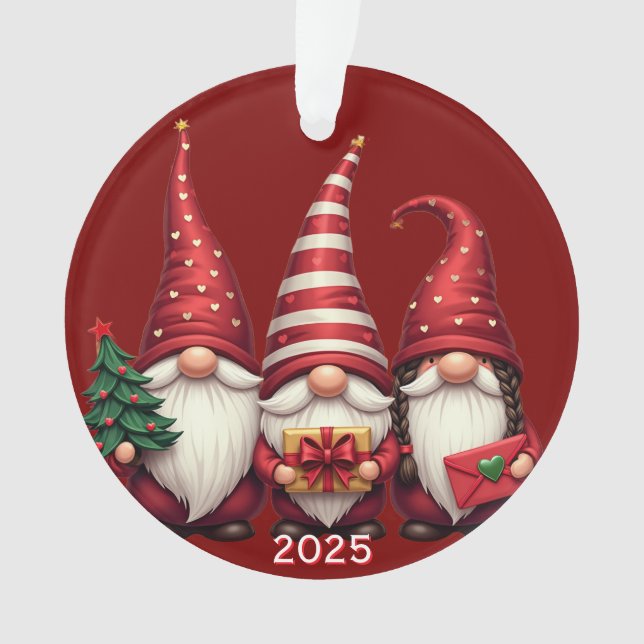 Trois Gnomes Noël 2025  (devant)
