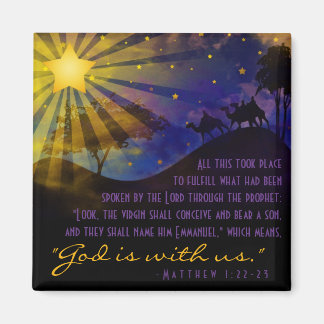 Trois Hommes Sages Bible Verse Frigo Magnet