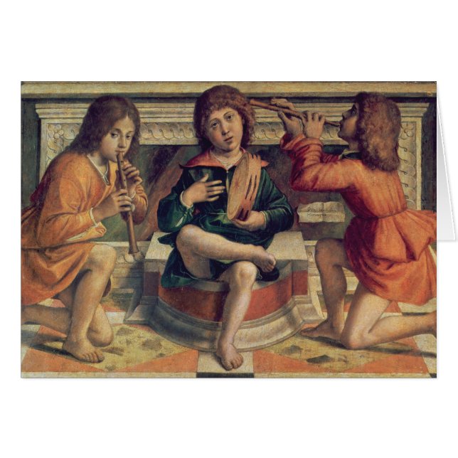 Trois musiciens d'ange (Devant horizontal)