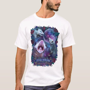 Trois Opossum T-Shirt Rétro - Amour de l'Opossum V