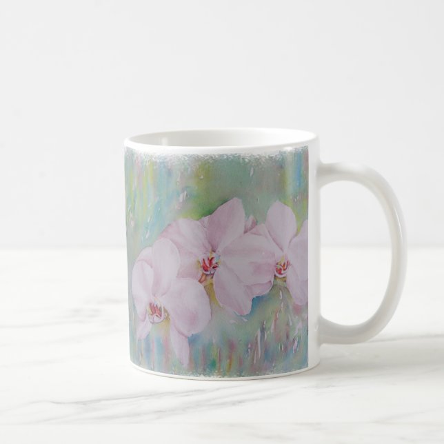 TROIS ORCHIDES BLANCS MUG CLASSIQUE (Droite)