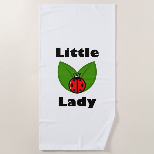 Trois petites coccinelles - Serviette de plage (Devant)