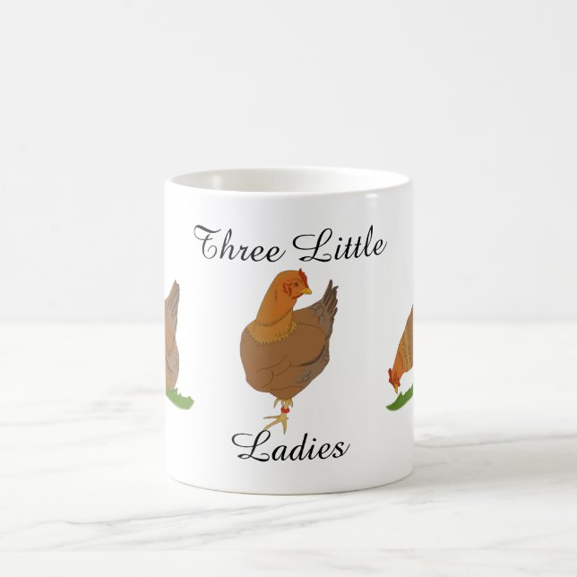 Trois petites dames - tasse de poule (Centre)