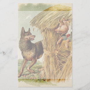 Trois Petits Cochons Grand Mauvais Loup, Vintage C
