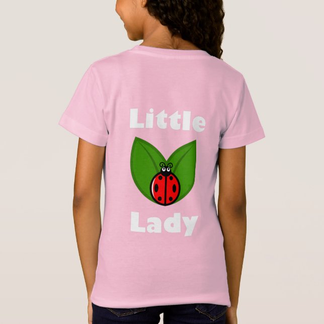 Trois Petits Ladybugs - T-Shirt de jersey fin pour (Dos)