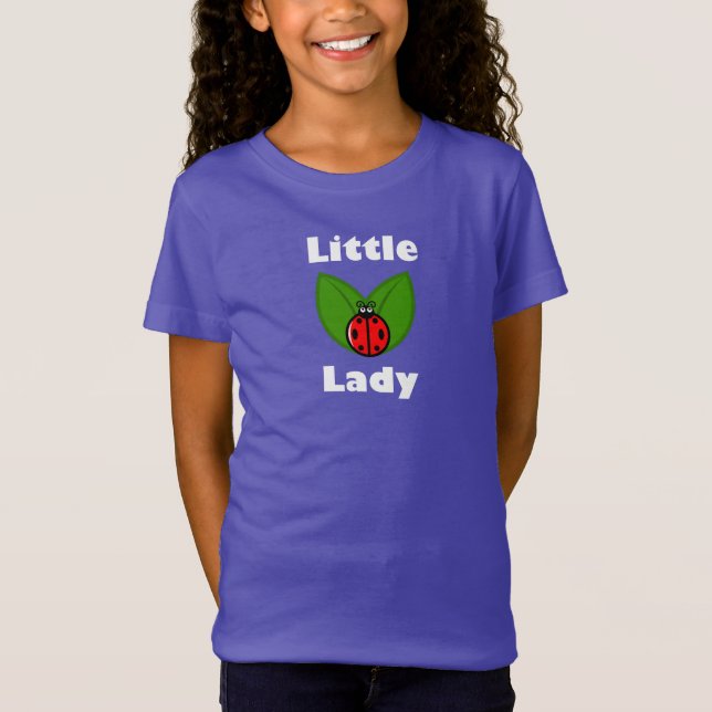 Trois Petits Ladybugs - T-Shirt de jersey fin pour (Devant)