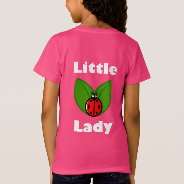 Trois Petits Ladybugs - T-Shirt de jersey fin pour (Dos)