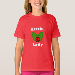 Trois petits Ladybugs - T-shirt rouge basique pour