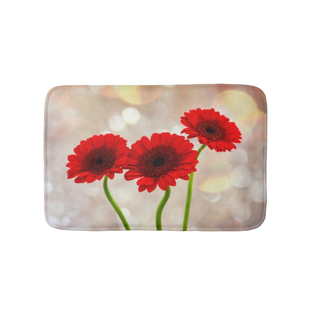 Trois petits tapis de bain Gerberas (Devant)
