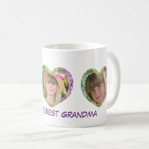 Trois photos dans Hearts Coffee Mug