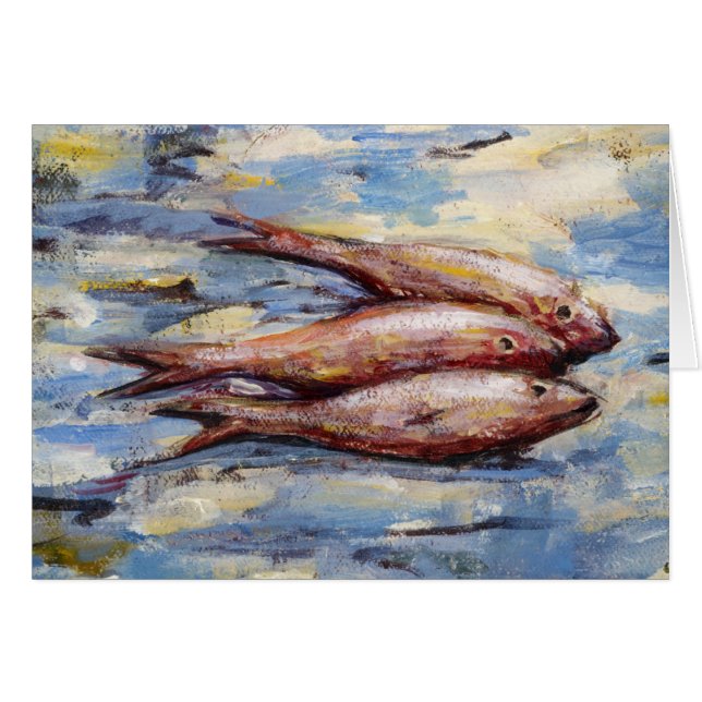 Trois poissons (Devant horizontal)