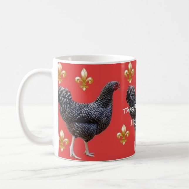 Trois poules françaises, 3ème jour de la tasse de  (Gauche)