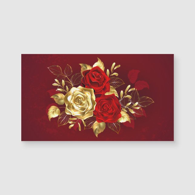 Trois Roses de bijoux (Devant)