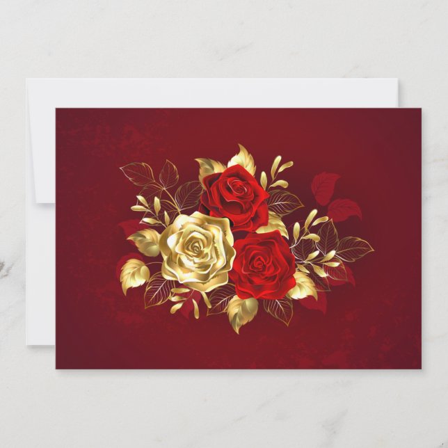 Trois Roses de bijoux (Devant)