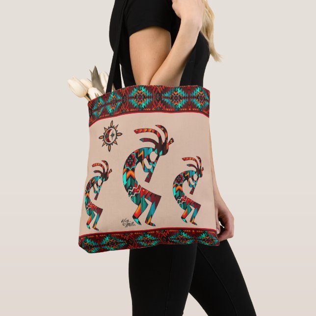 Trois Sac Kokopelli Sud-Ouest Et SunTote (De près)