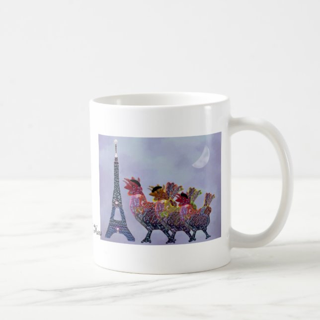 Trois tasses françaises de poules (Droite)