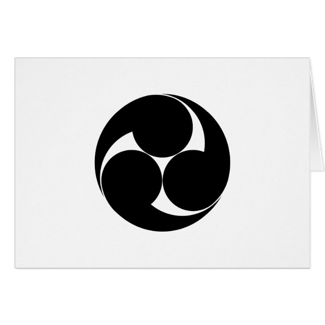 Trois tourbillons sens horaire (Jinuki) (Devant horizontal)