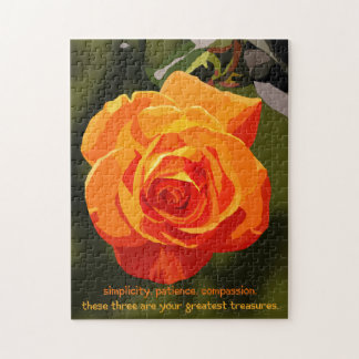 Trois trésors de puzzle de fleur de Taoism