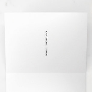 Trois Volets Carte de remerciement professionnelle minimaliste 