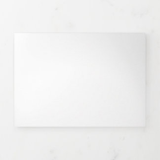 Trois Volets Carte de vœux pliée personnalisée