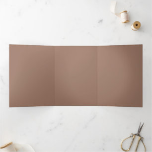 Trois Volets Invitation Trifold Neutre et Intemporel
