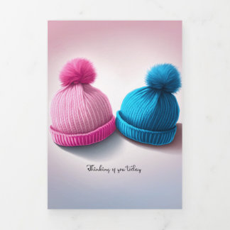 Trois Volets Perte de la carte de souvenir du bébé