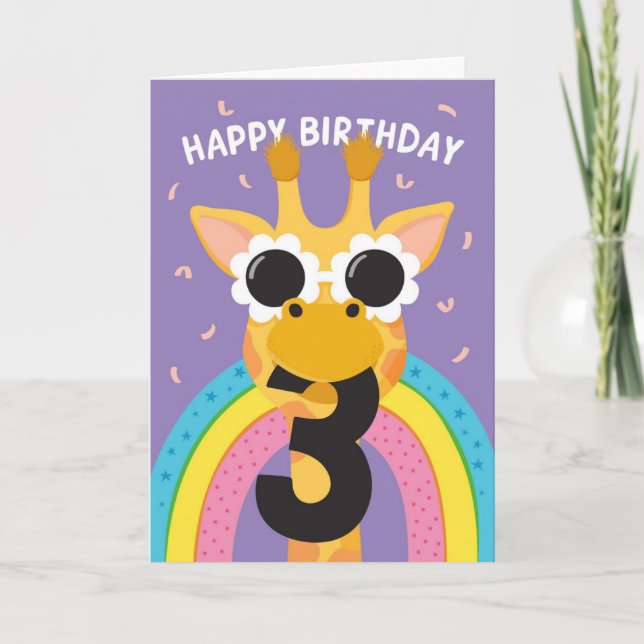 Troisième carte d'anniversaire (Devant)