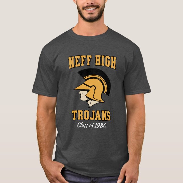 Trojans du lycée de Neff - T-shirt La Mirada (Devant)