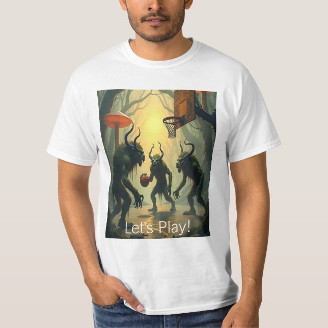 Troll Basketball En Session T-Shirt (Devant)
