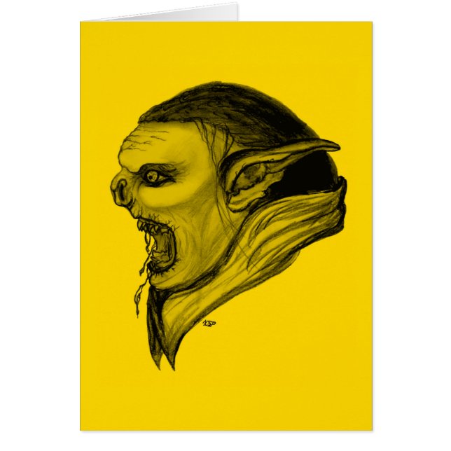Troll schwarz gelen design (Devant)