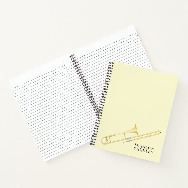 Trombone Musician Band Carnet enseignant (Intérieur)